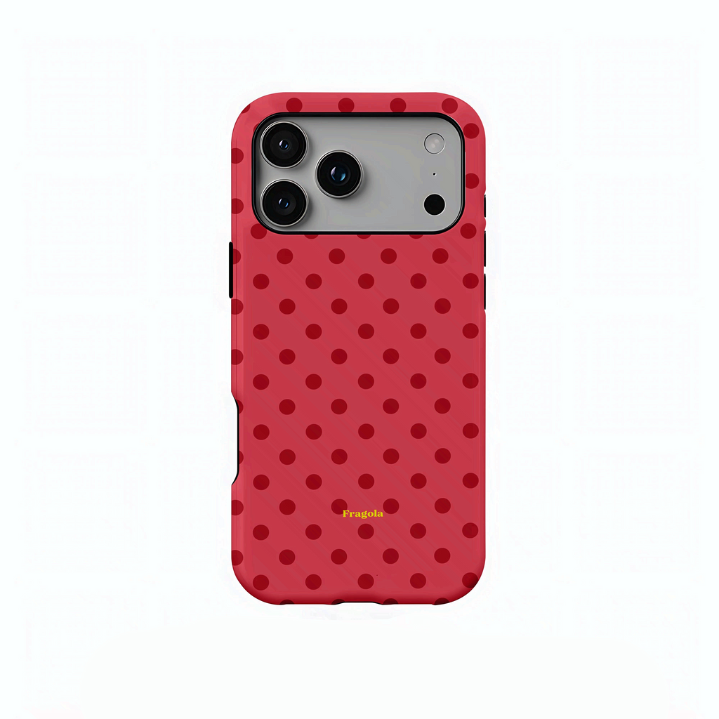 Fragola Stars Polka Dots iPhone Case