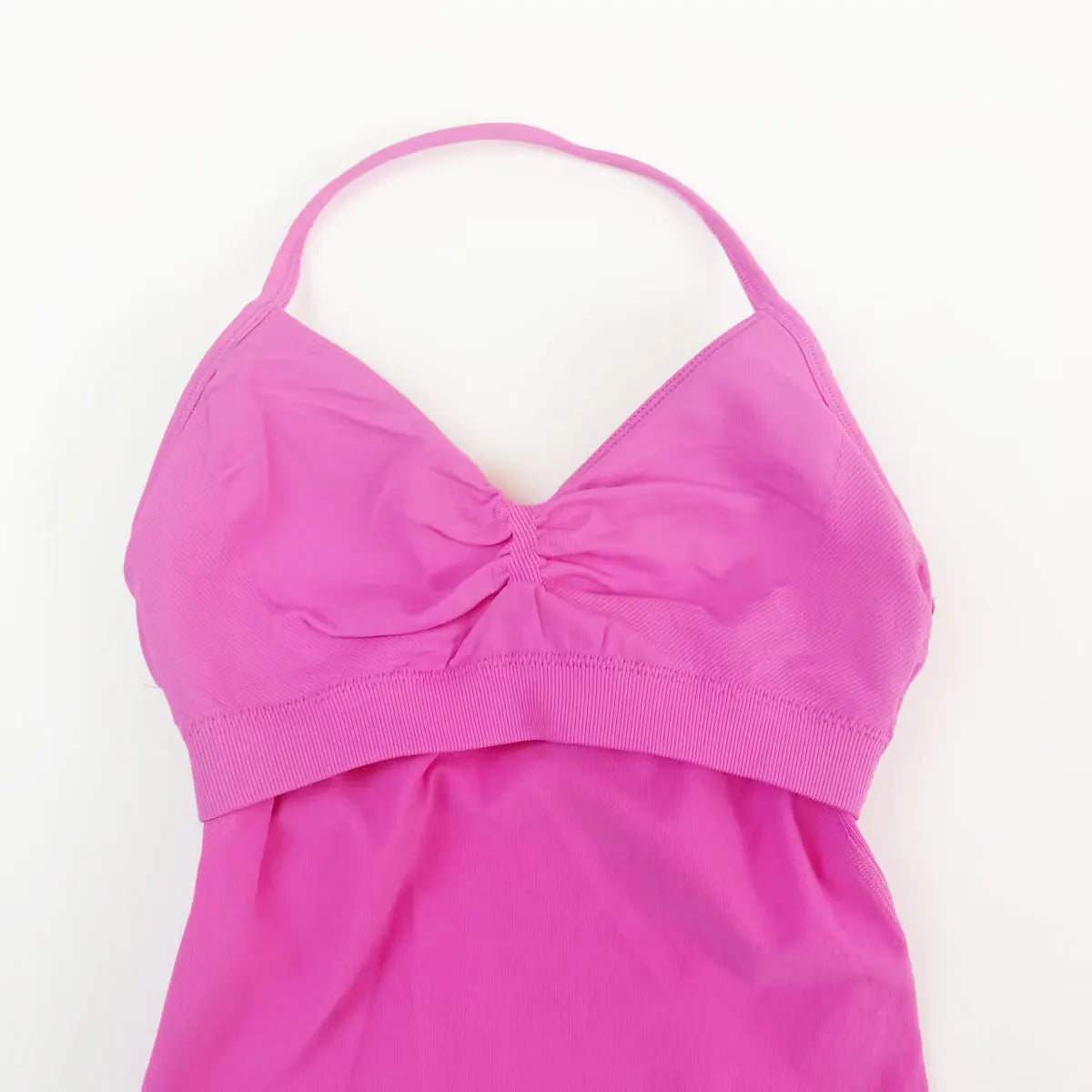 Women Yoga Tank Top Strappy Fitness Top Seamless Gym Workout Aesthetic Outfit