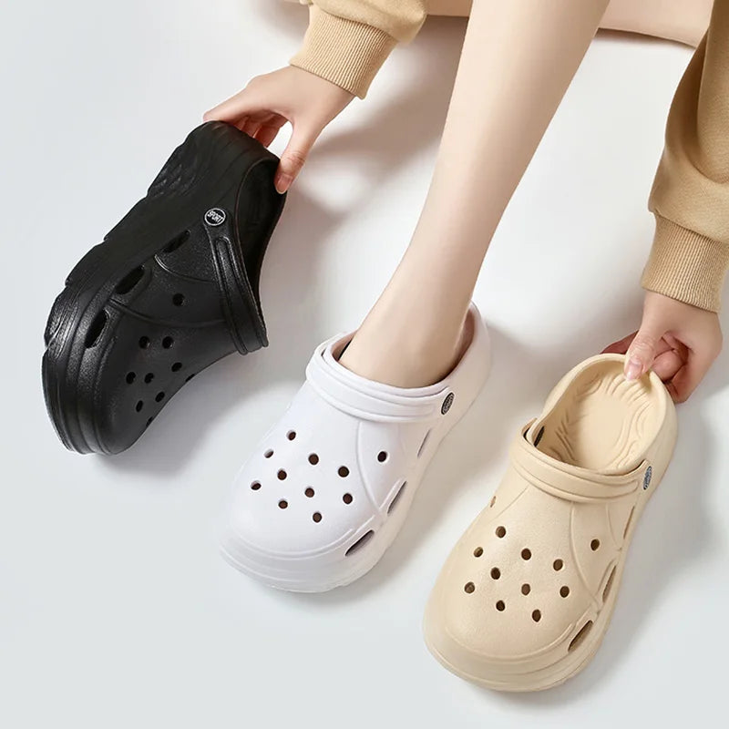 Women EVA Platform Clogs Thick Sole Non Slip Garden Sandals