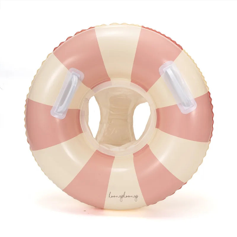 Baby Pool Float Ring with Sunshade Inflatable Swimming Float for 3–36 Months