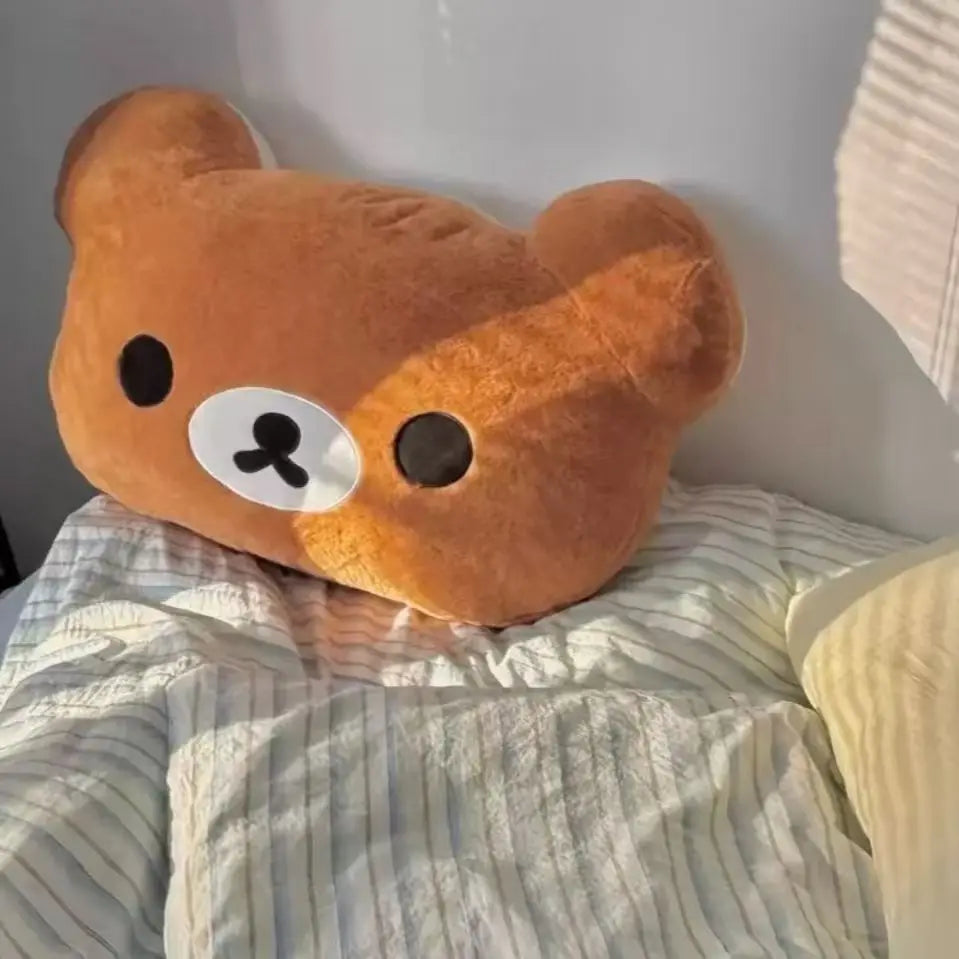Plush Pillow 44cm Cute Back Support Cushion Detachable Washable Sleeping Toy Gift