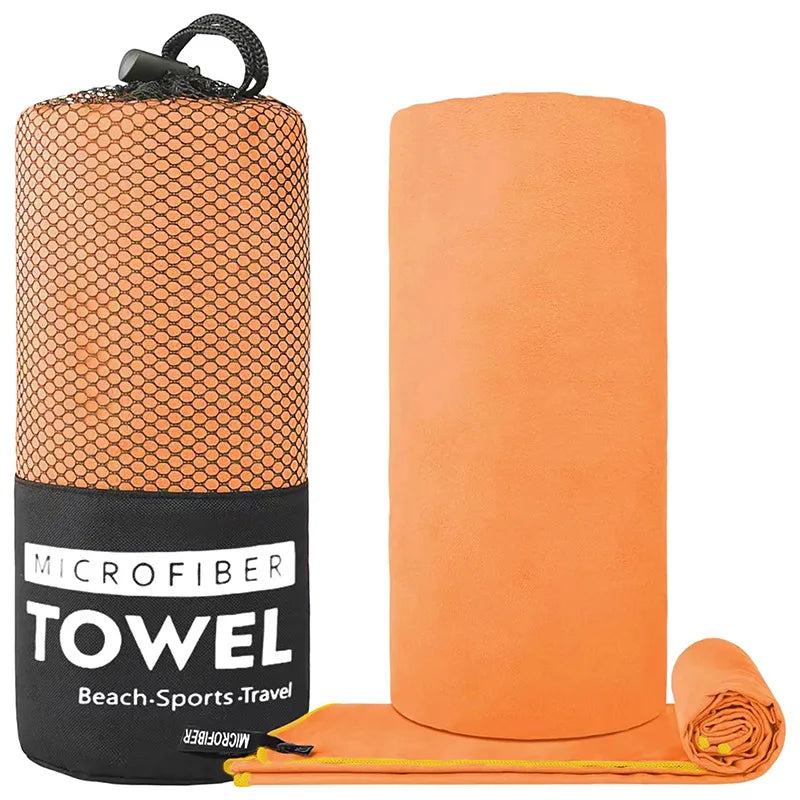 Quick Dry Microfiber Beach Towel Travel Hiking Gym Swimming Camping