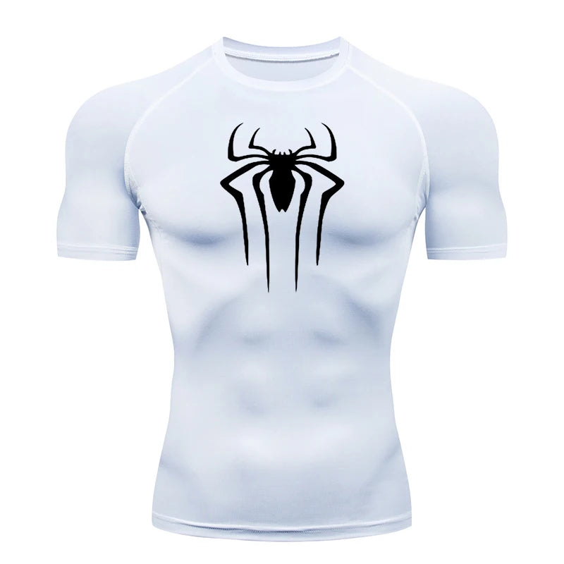 Men Compression Short Sleeve Quick Dry Gym Running Fitness T Shirt