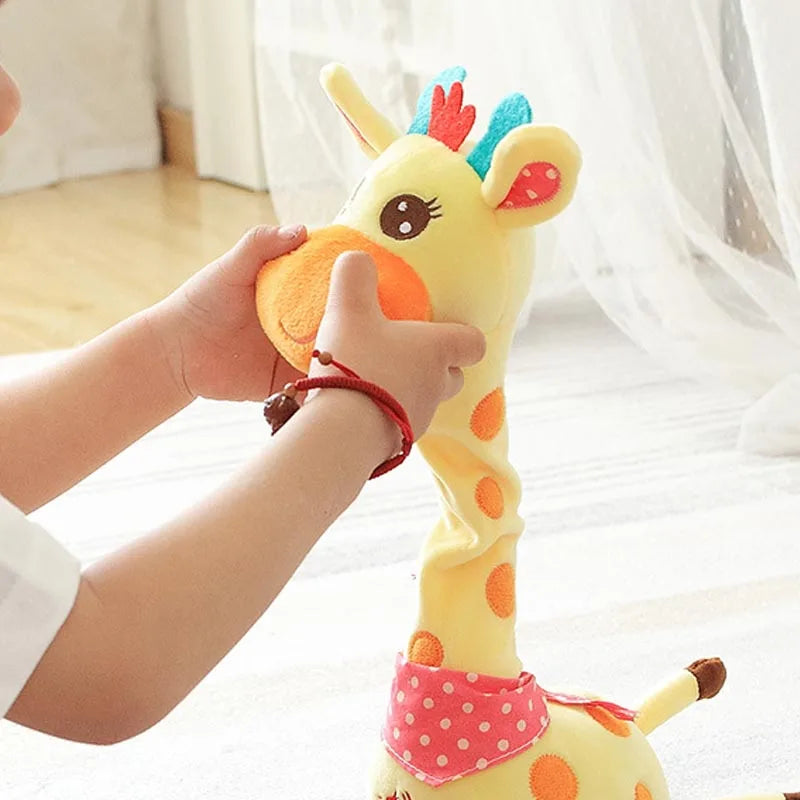 Talking Dancing Giraffe Toy with Songs and Lights