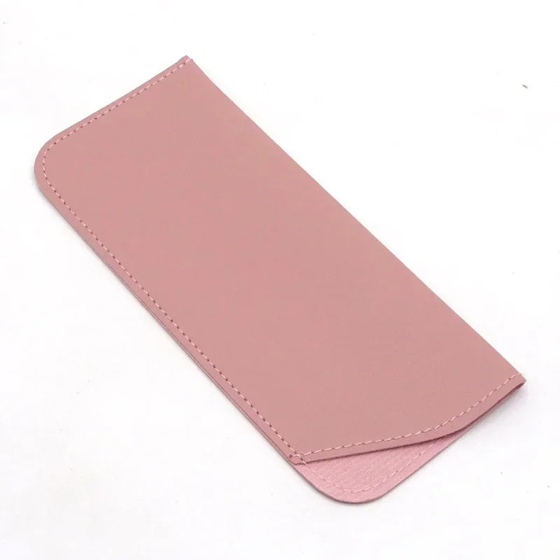 Leather Glasses Pouch Protective Eyewear Case
