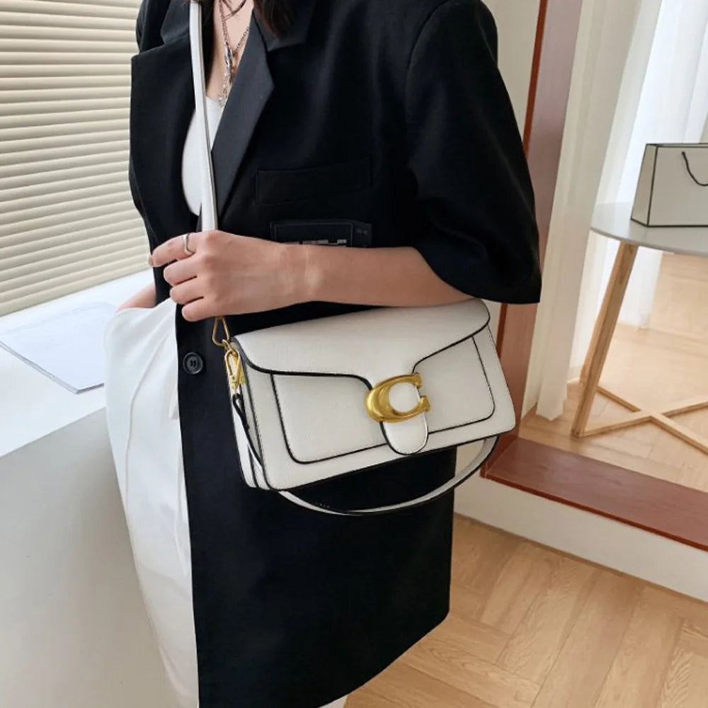 Women Small Square Crossbody Bag Double Strap Underarm Shoulder Purse Stylish Handbag