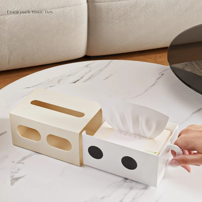 Tissue Box Holder Table Napkin Paper Storage Case Home Decoration Organizer