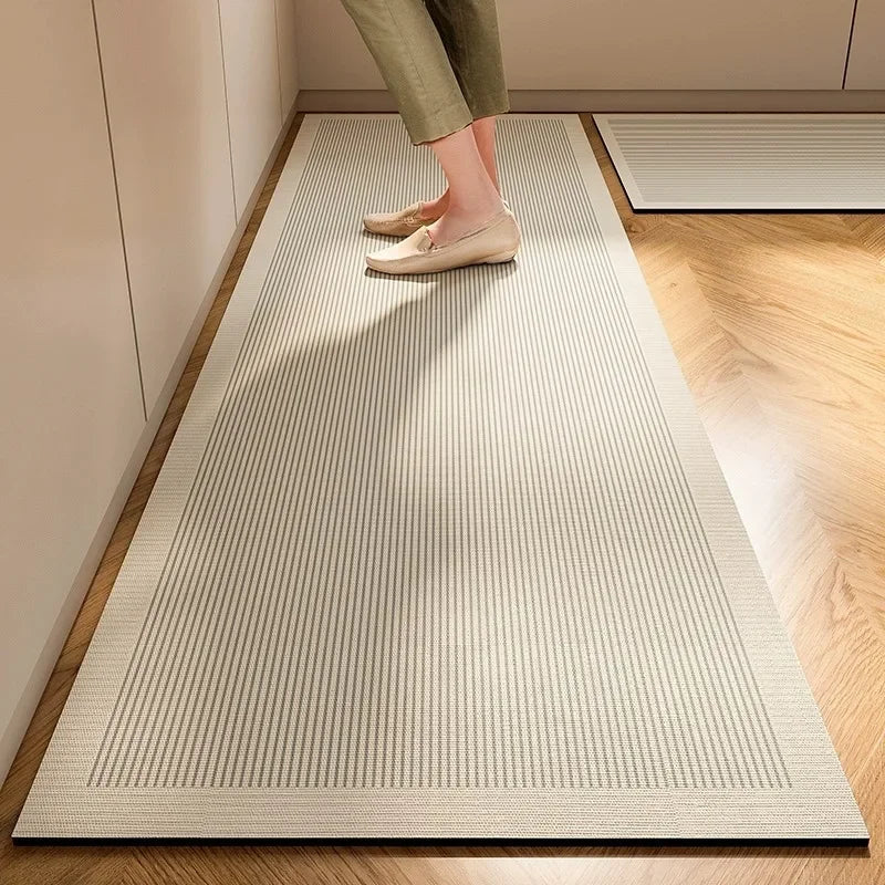 Diatomite Kitchen Floor Mat Anti Slip Super Absorbent Quick Dry Rug