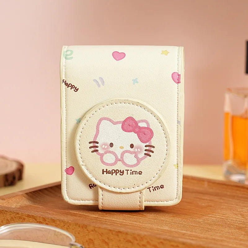 Hello Kitty Makeup Bag with Mirror Travel Case