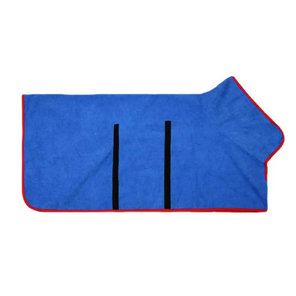 Absorbent Dog Bathrobe Quick Dry Pet Towel