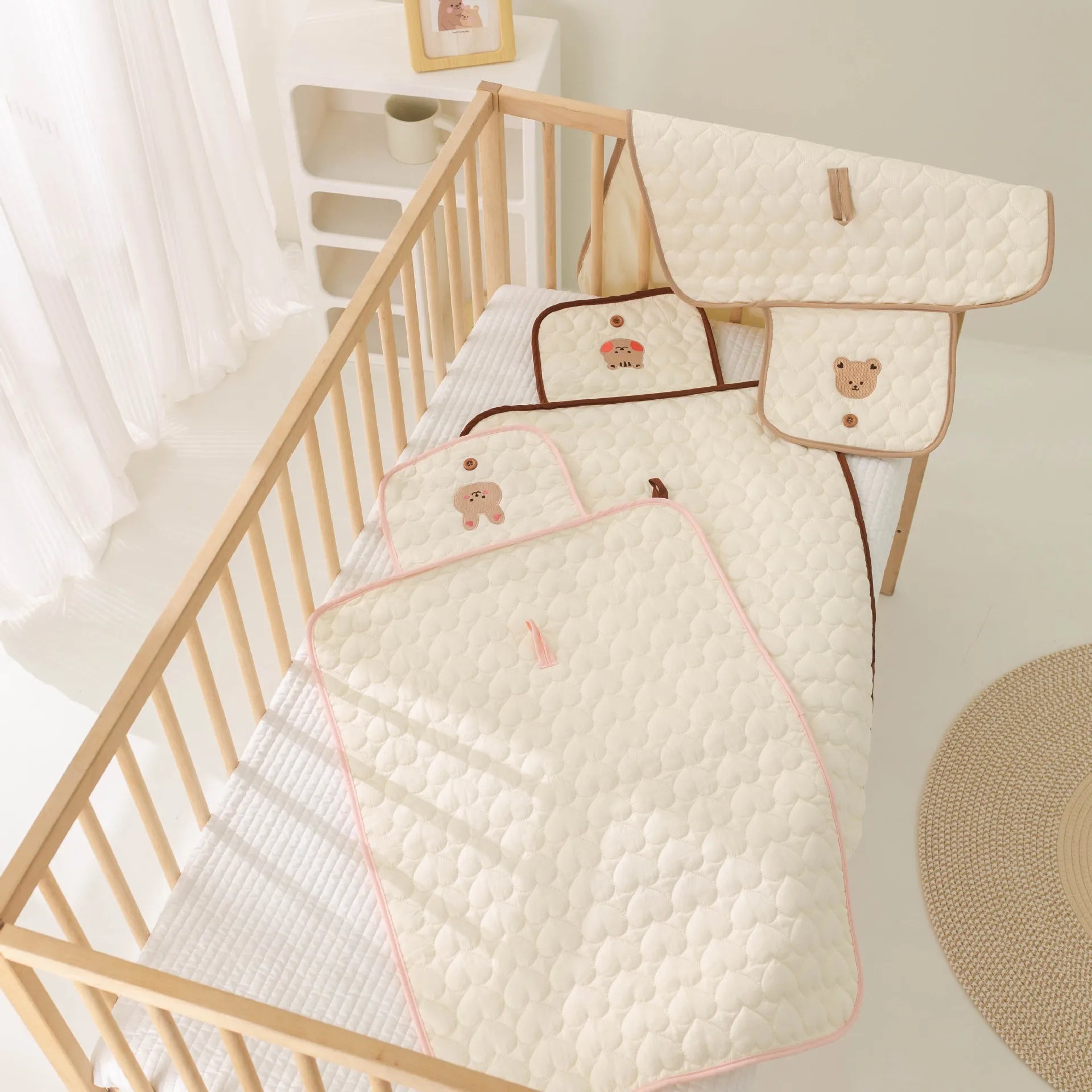 Foldable Baby Diaper Changing Pad Waterproof Travel Nappy Mat for Newborns