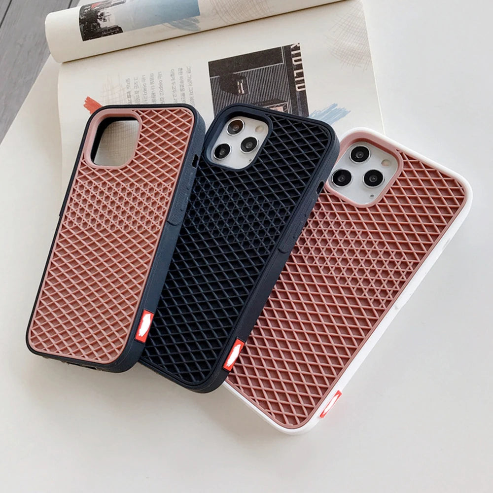Waffle Sole Silicone iPhone Case