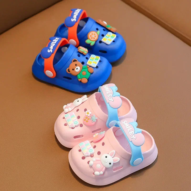 Baby Cartoon Anti Slip Summer Sandals for Boys and Girls