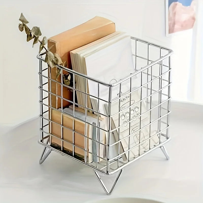 Office Desk Storage Basket Multi Functional Shelf Organizer Basket