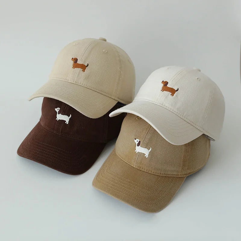 Dachshund Embroidered Baseball Cap for Men Women