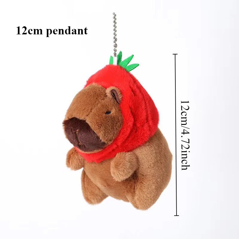 Capybara Plush Keychain Kawaii Plush Pendant Bag Charm Gift