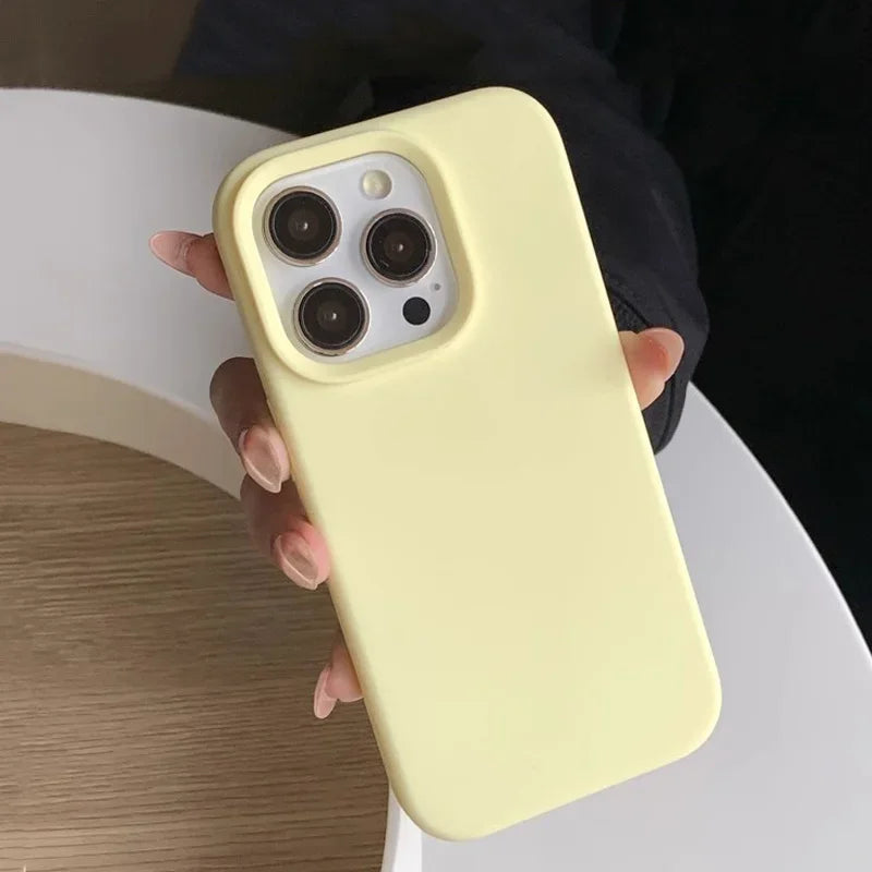 Silicone Shockproof Slim Soft iPhone Case