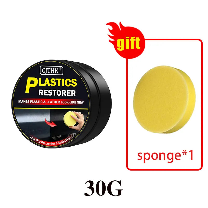 Car Plastic Restorer – Restore Faded Trim to Deep Black Shine