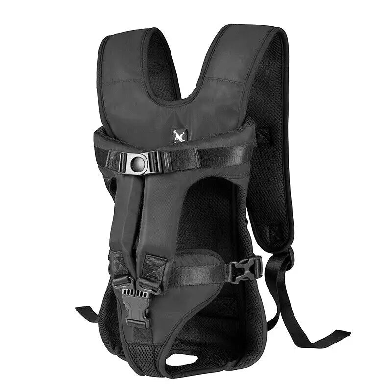 Adjustable Pet Front Carrier Backpack Breathable Hands Free Dog Cat Travel Bag