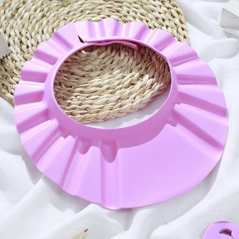 Kids Adjustable Hair Wash Shower Cap for Bath