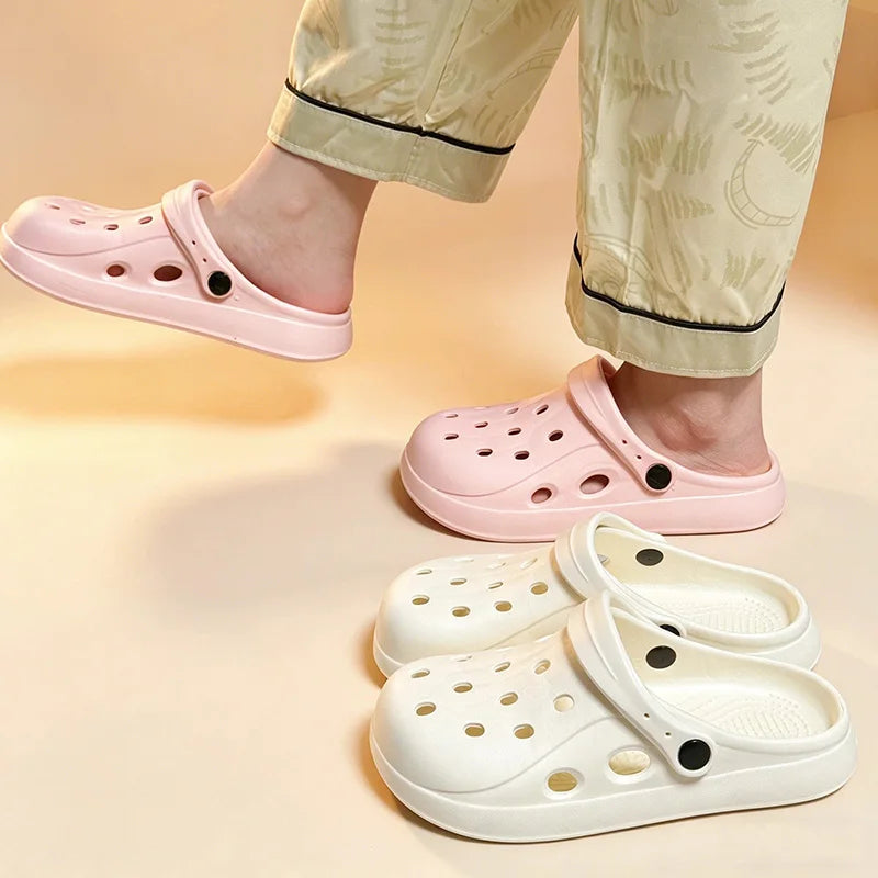 Women EVA Platform Clogs Thick Sole Garden Beach Slippers