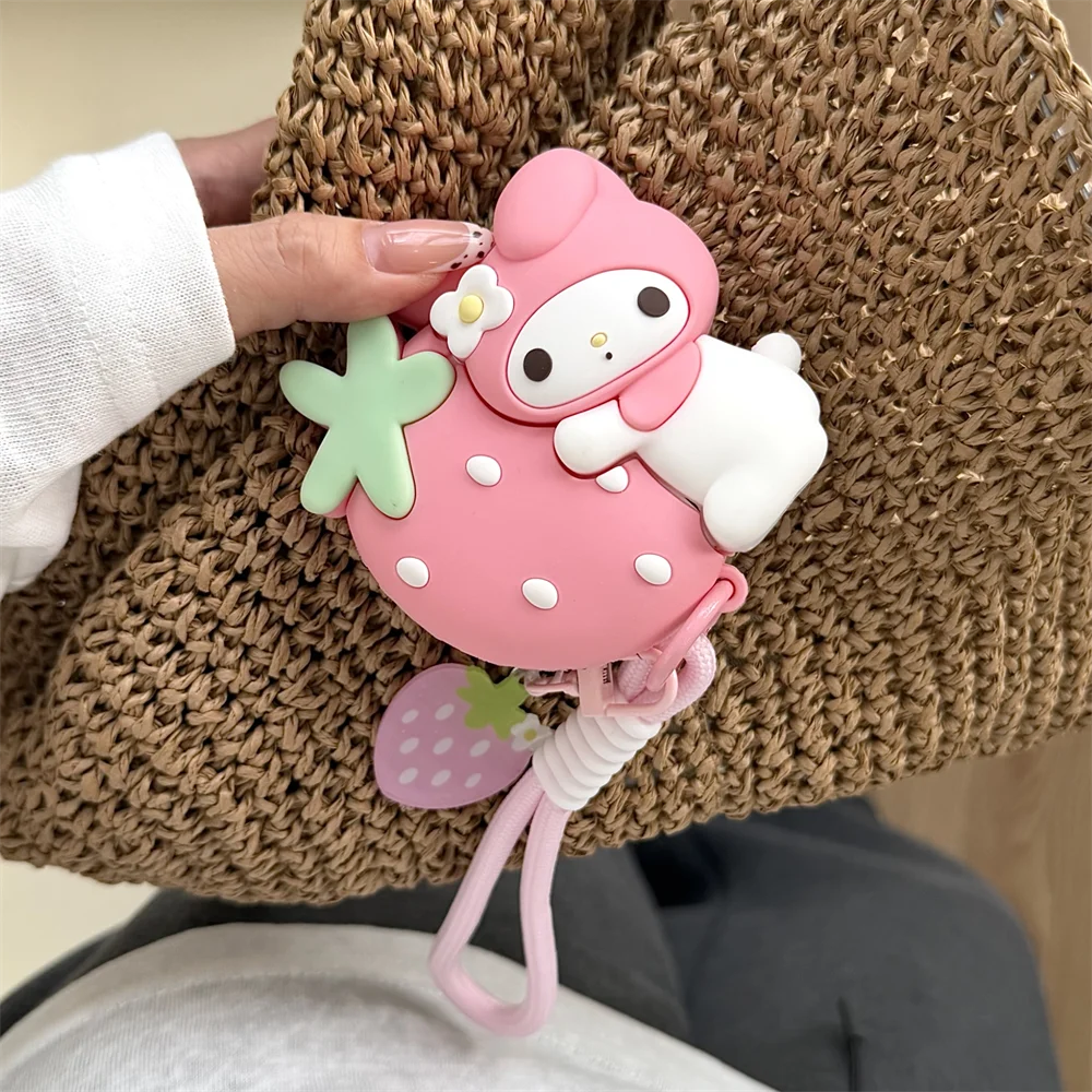 Cute Melody Strawberry AirPods Case Shockproof Cover