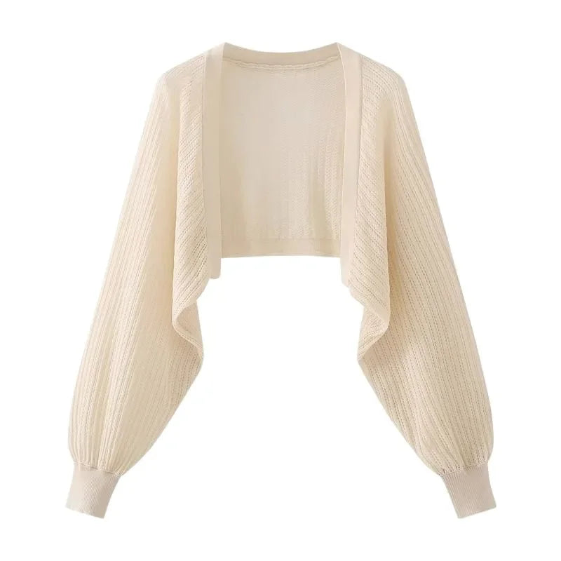 Women Ice Silk Knit Cardigan Sun Protection Lightweight Summer Outer Top