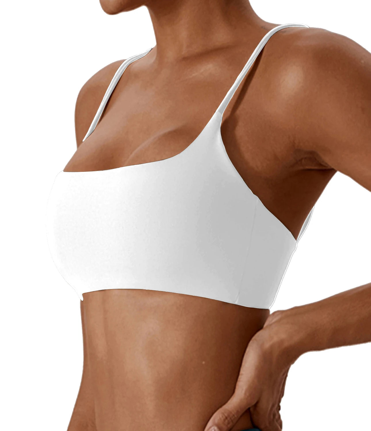 Women Sports Bra Seamless Cross Back Fitness Yoga Top Gym Workout Bra