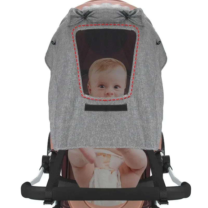 Baby Stroller Sun Shade UV Protection Canopy Cover