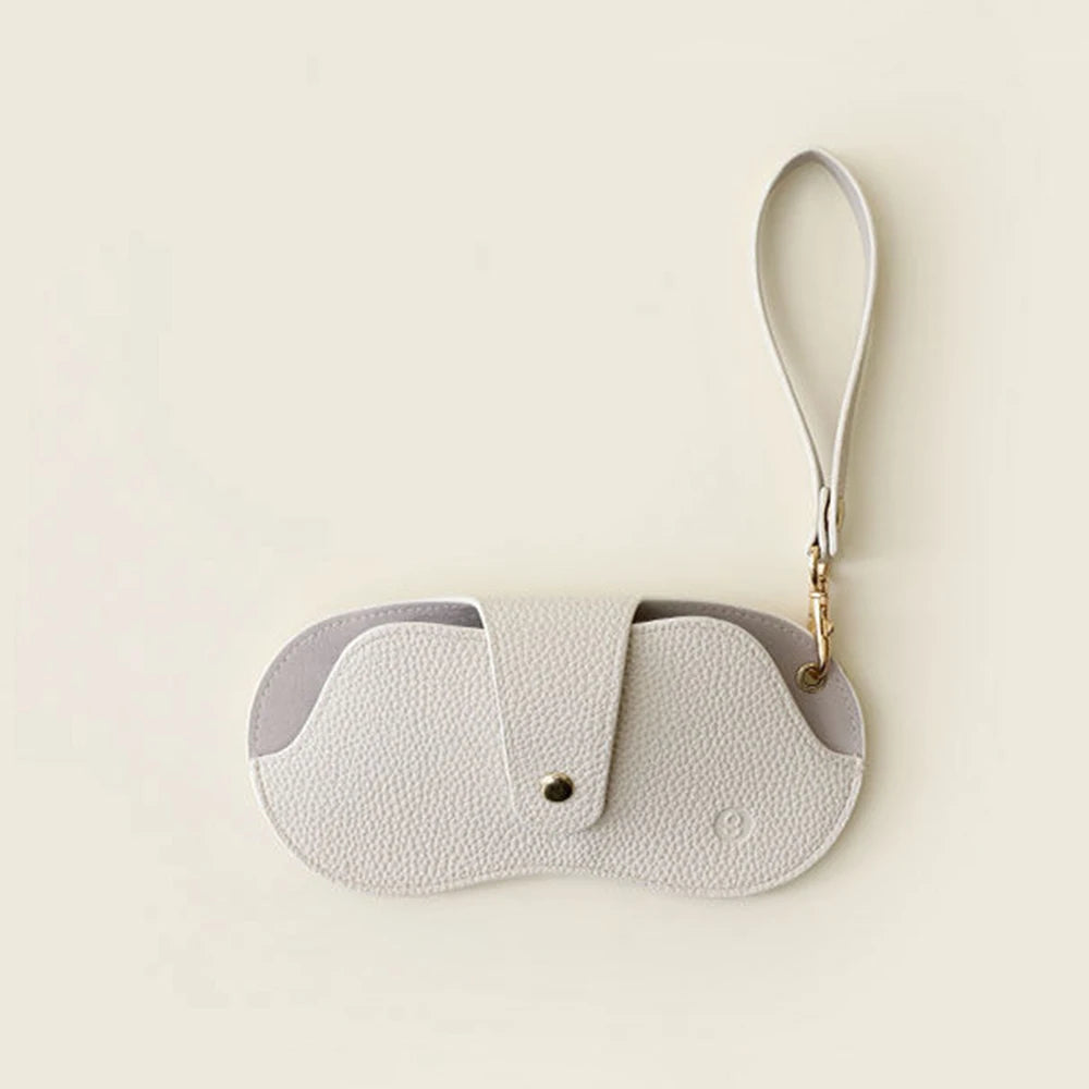 Leather Glasses Case Portable Sunglasses Storage Bag