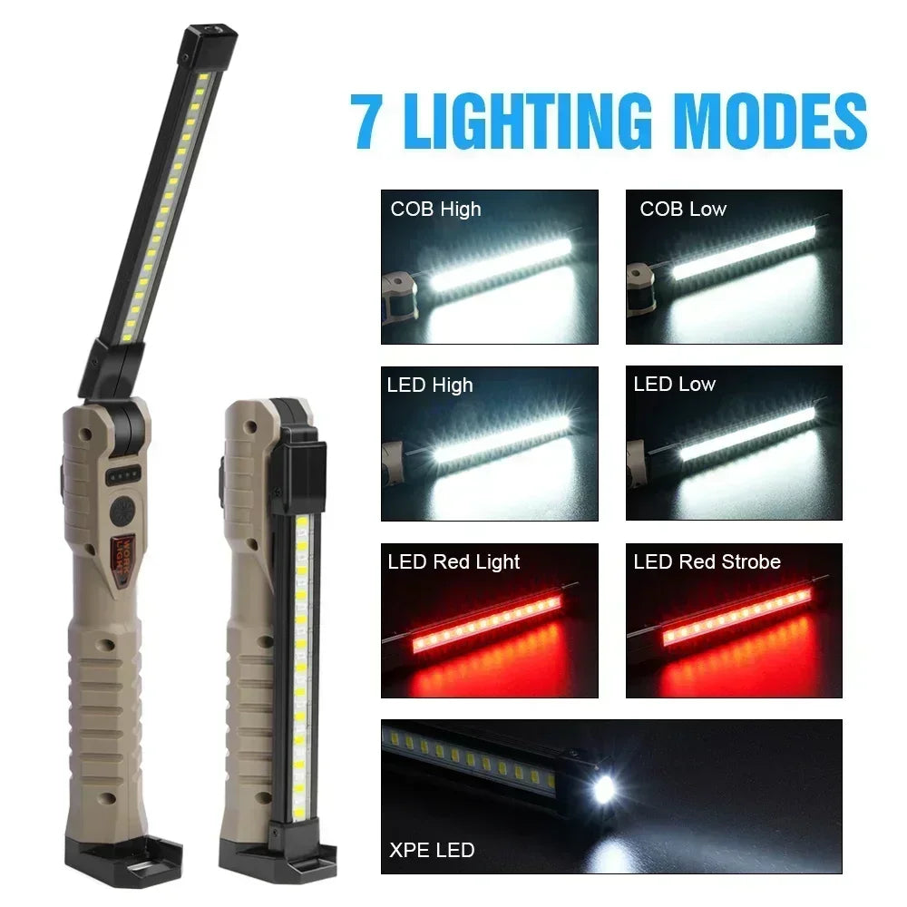 Folding LED Work Light Rechargeable