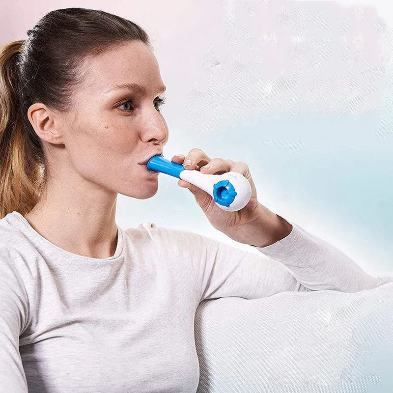 Breathing Trainer Inspiratory Resistance Lung Capacity Exerciser for Running Swimming