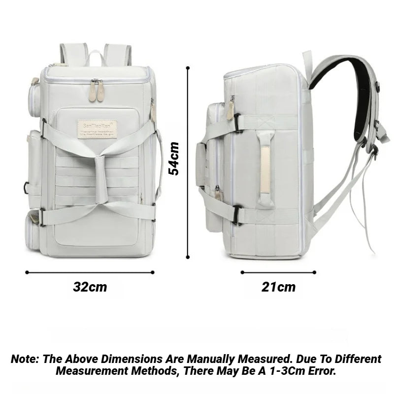 Large Capacity Gym Travel Backpack Dry Wet Separation Sports Fitness Bag Fishing Yoga Training Backpack