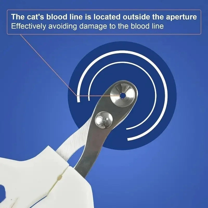 Stainless Steel Pet Nail Clippers for Dogs and Cats