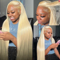613 Blonde Wig – Straight HD Lace Front Human Hair Wig (Can Be Dyed Any Color)