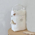 Quilted Baby Diaper Caddy Portable Stroller Nappy Bag Organizer