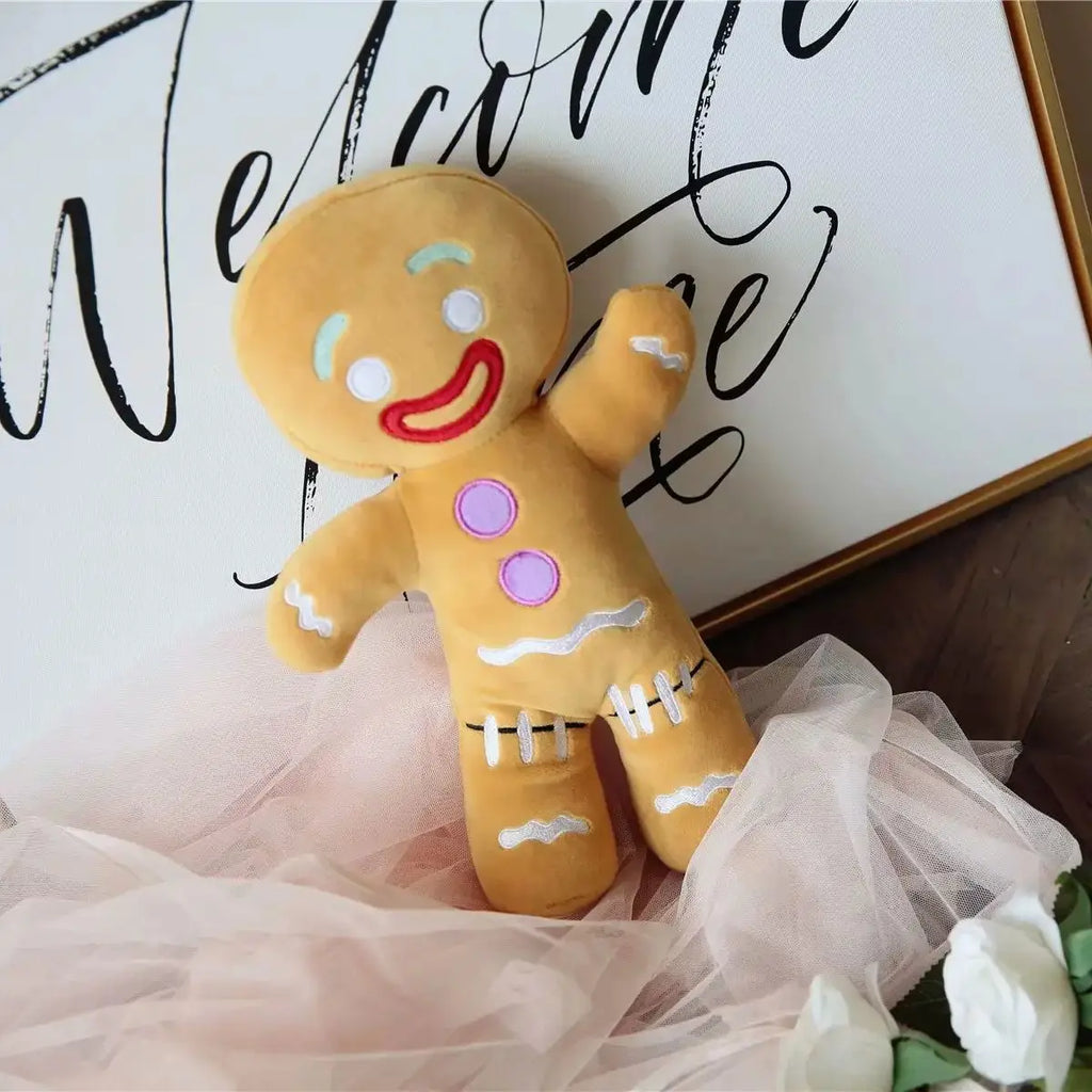 Gingerbread Man Plush Toy Soft Cookie Stuffed Doll