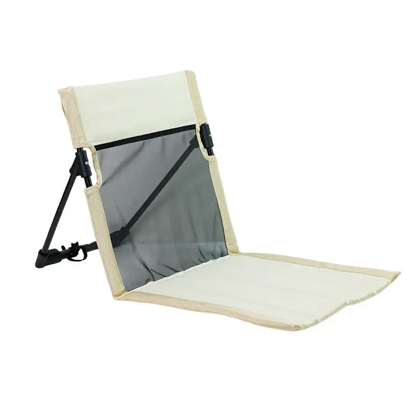 Foldable Camping Floor Chair Oxford Cloth Backrest Cushion