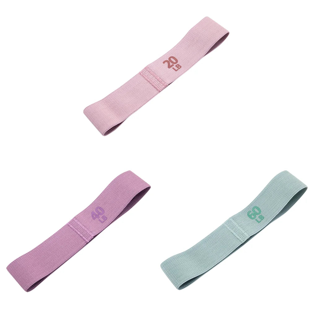 Fabric Resistance Bands Set Yoga Pilates Hip Circle Workout Loop Bands Gym Training