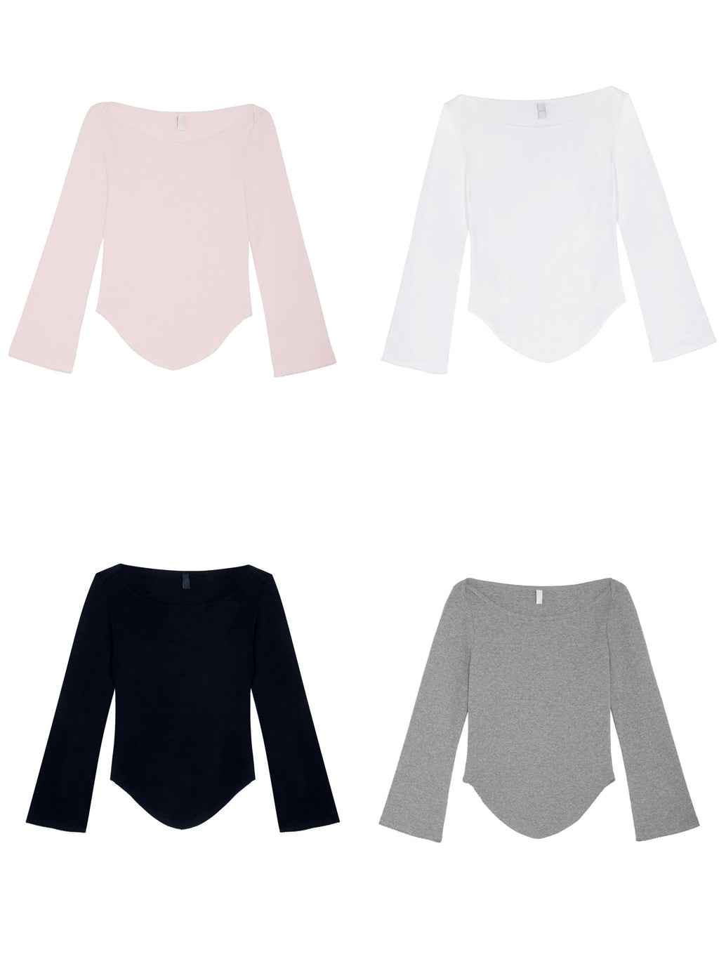 Women 3/4 Sleeve Crew Neck Casual Top V Hem Lace Design Fashion T Shirt