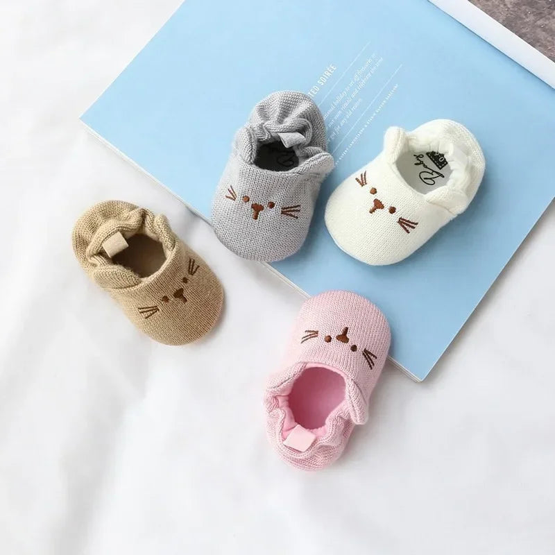 Baby Animal Ear Crib Shoes Soft Sole 0 18 Months