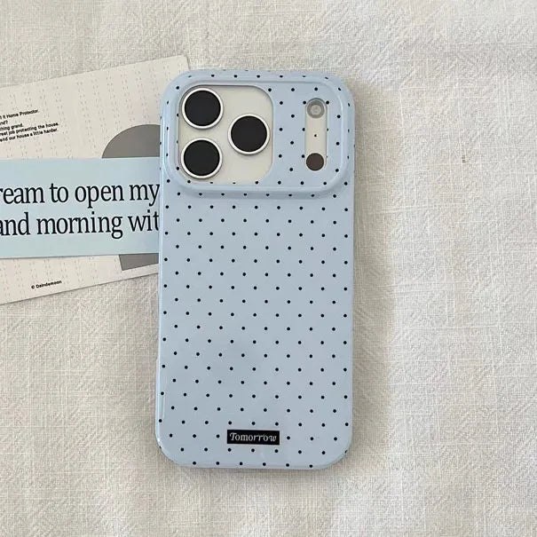 Polka Dot Small Fresh Mobile iPhone Case
