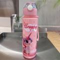 Cute Cartoon Water Bottle 700ml – BPA Free Leakproof Kids Drinking Bottle with Straw for School & Outdoor