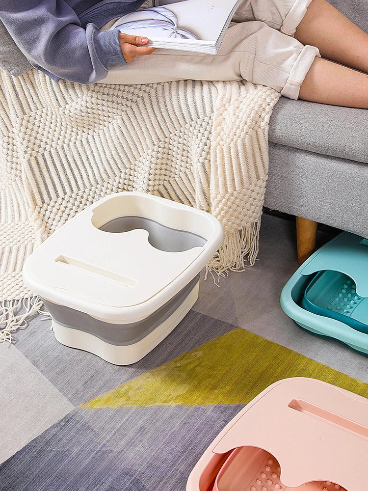 Foldable Foot Spa Bucket Portable Foot Bath Massage Basin
