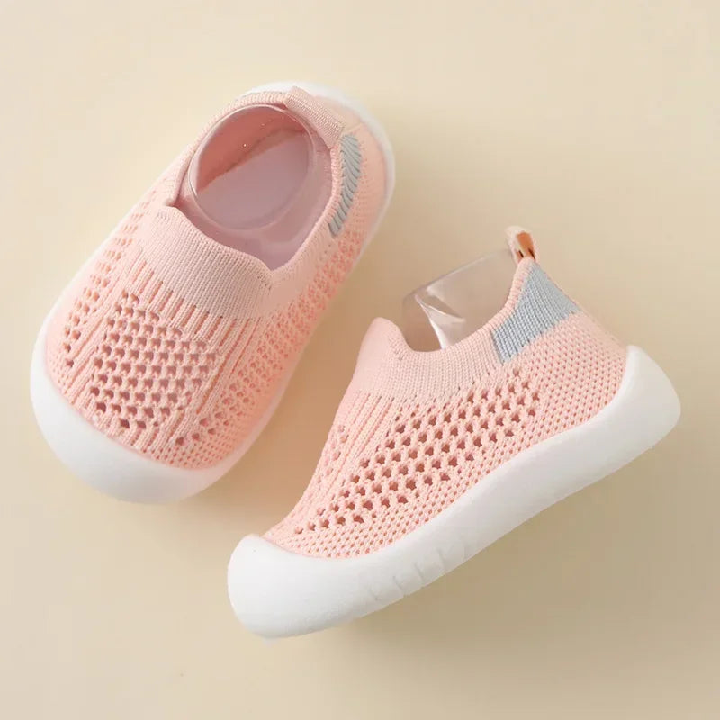 Kids Breathable Mesh Walking Shoes Soft Sole 1 3 Years