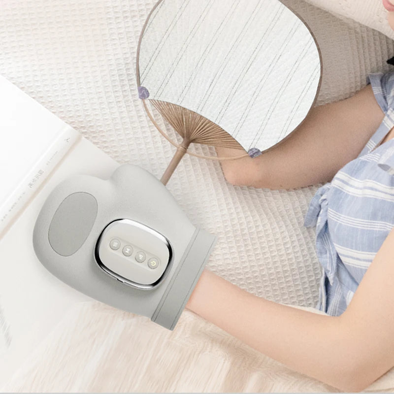 Electric Hand Massager Air Compression Finger Wrist Palm Vibration Relax Device