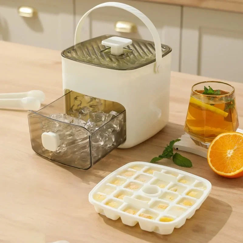48 Grid Ice Cube Tray Easy Release Reusable Ice Maker Mold