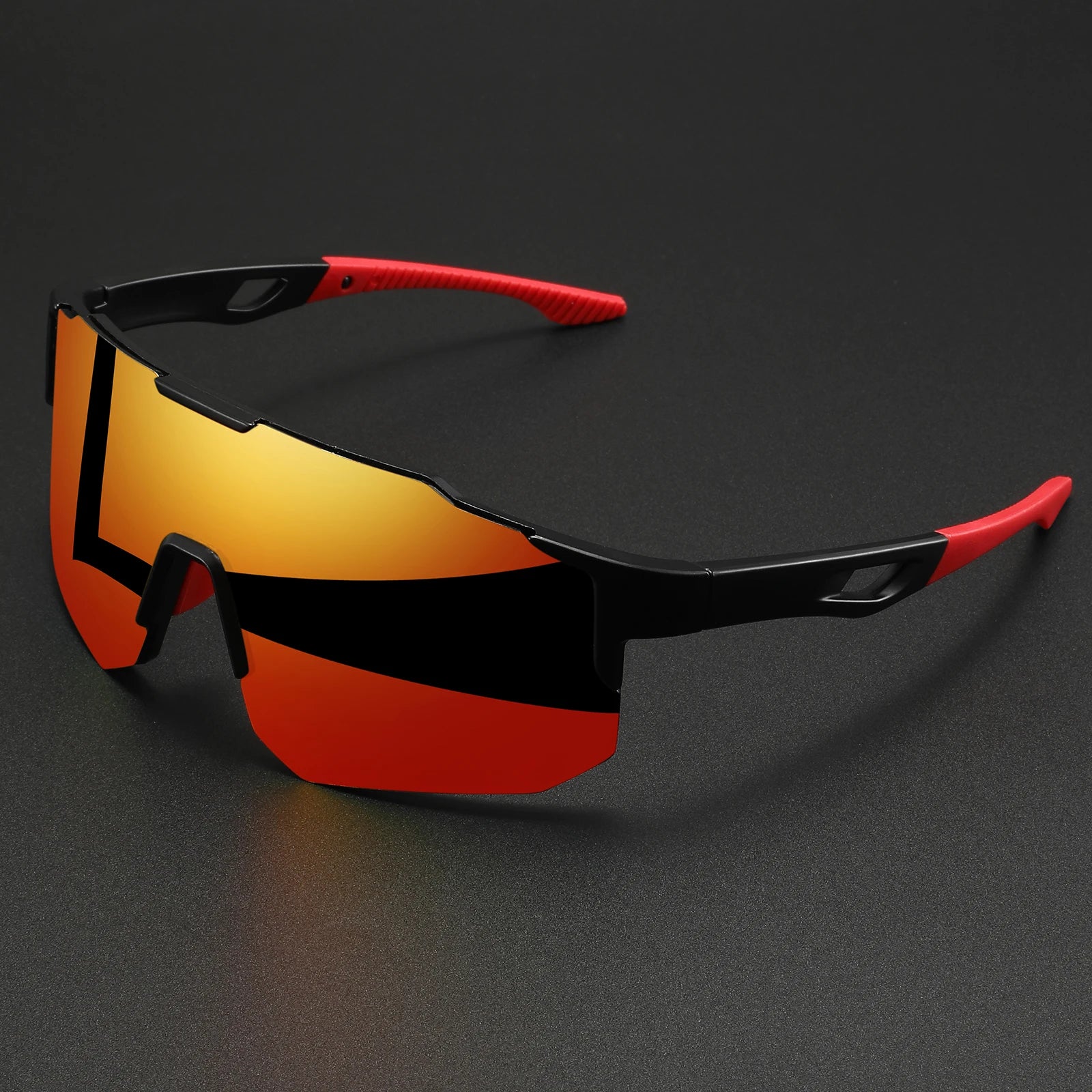 Oversized Sport Sunglasses UV400 – Wraparound Cycling Running Outdoor Glasses