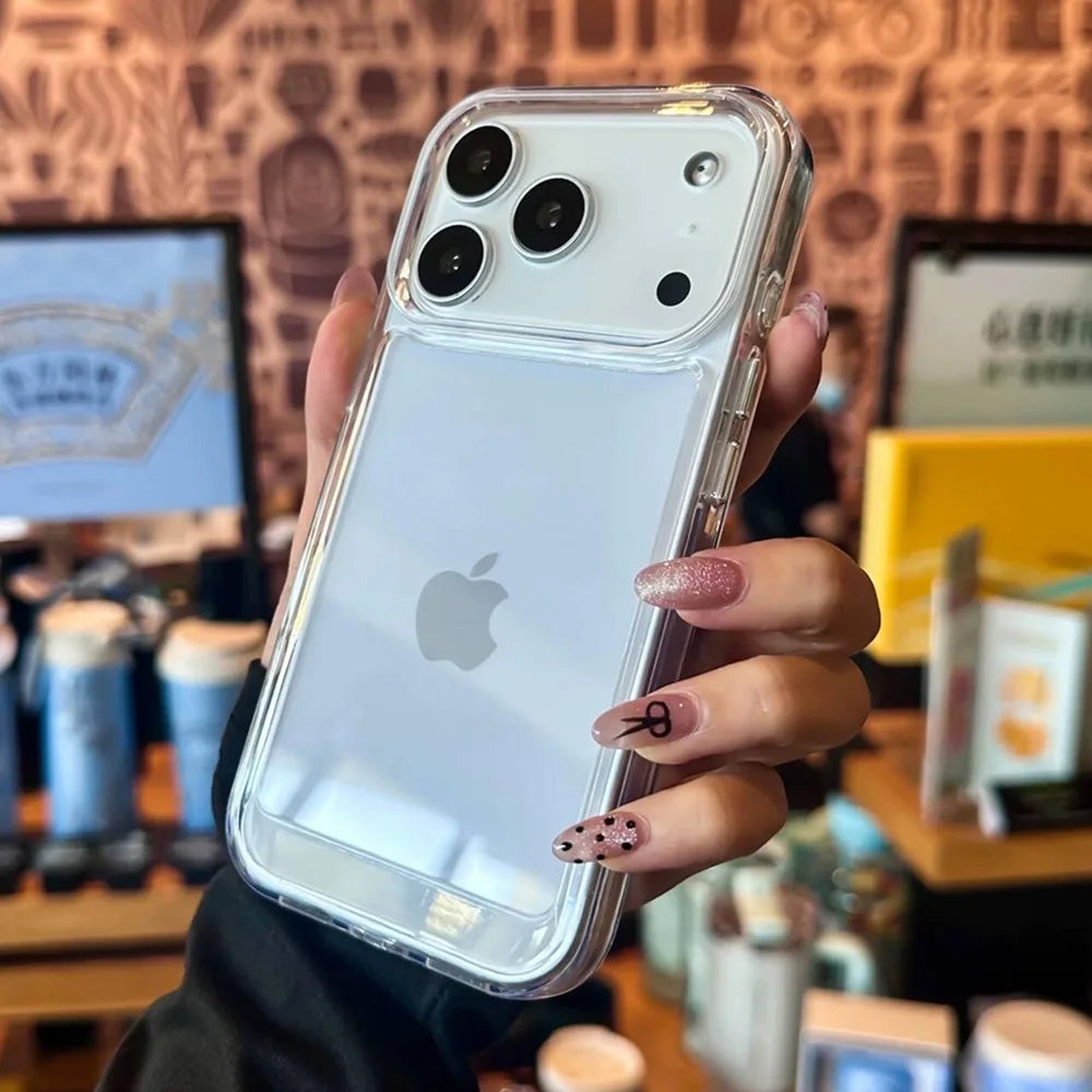 Clear Hard Acrylic iPhone Case