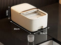 10KG Rice Storage Box Home with Lid Insect Proof Moisture Proof Rice Box Grain Sealed Jar Kitchen Container Storing Dry Grain
